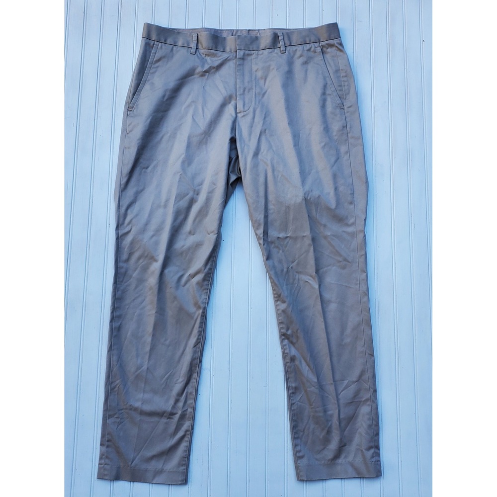 Bonobos Men Athletic Fit Chinos Tan Khaki Stretch Pants 36x30 Wednesday Corpcore